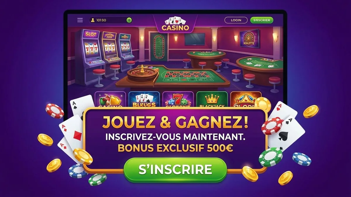 Inscription avec bonus